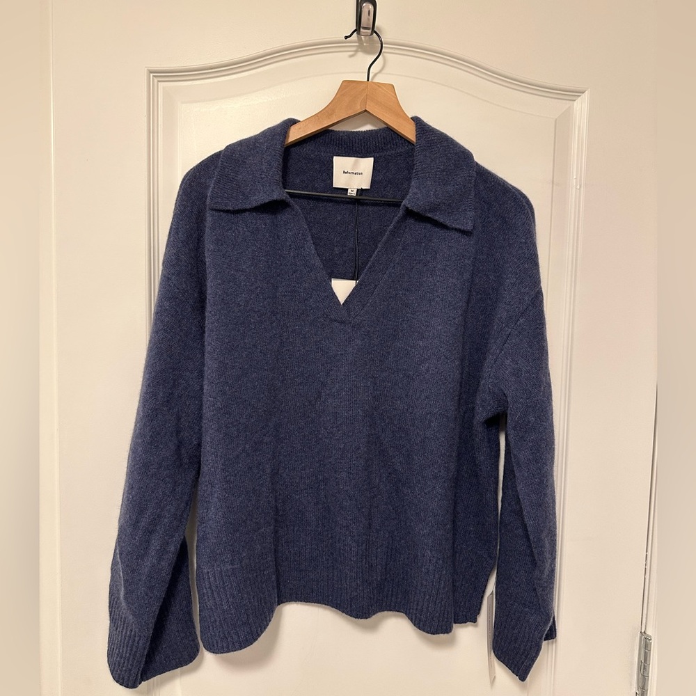 Sawyer Oversized Cashmere Polo
